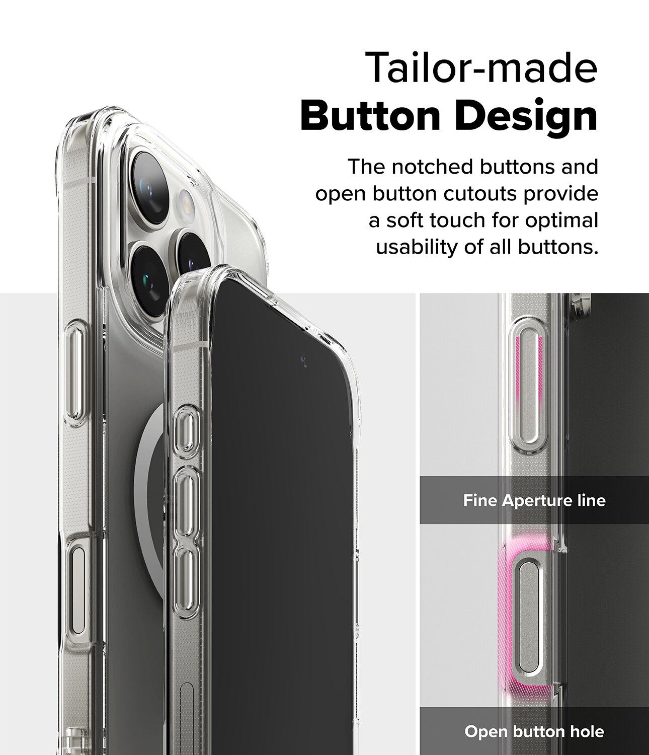 iPhone 16 Pro Max Fusion Magnetic Case Transparent