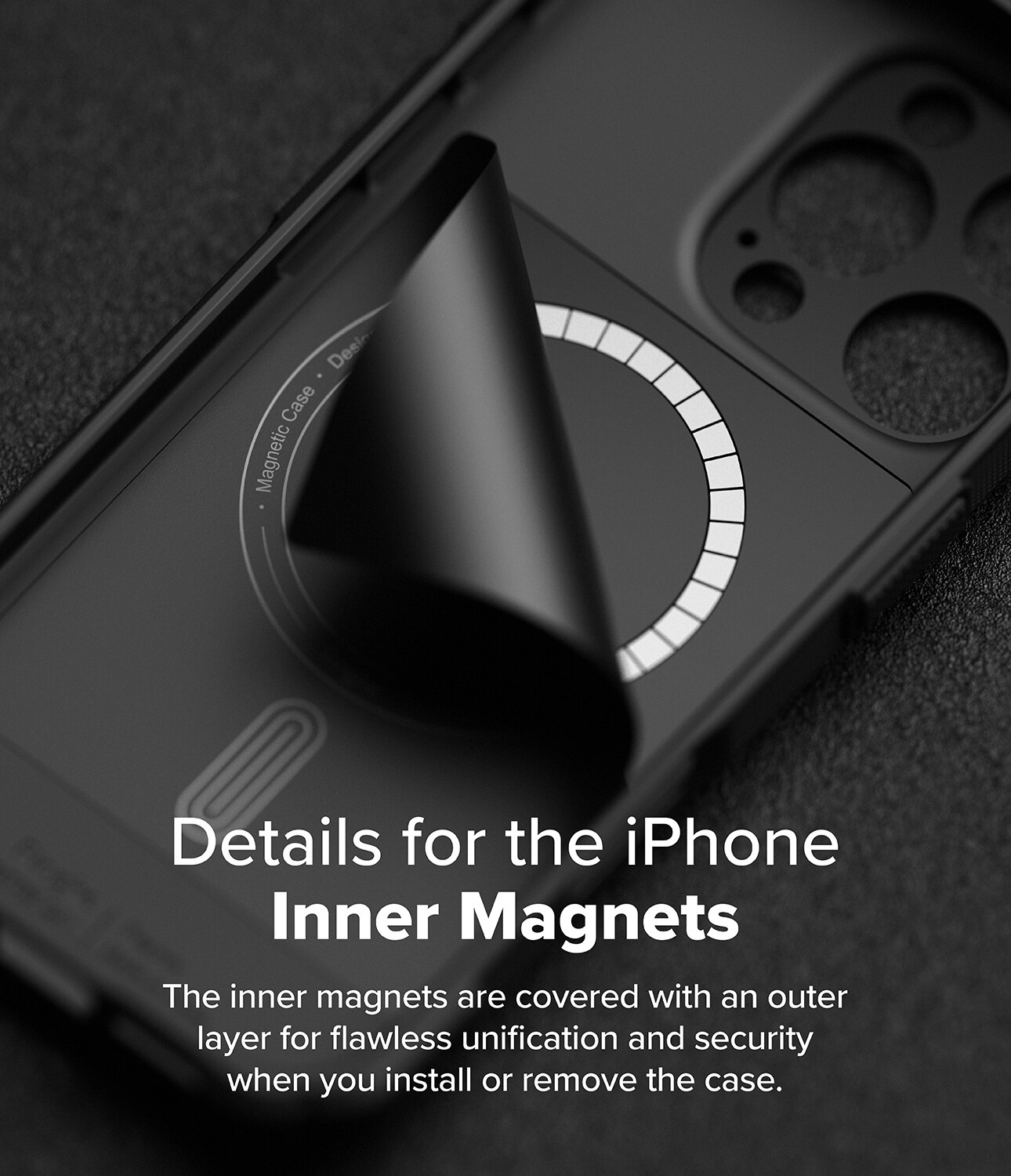 iPhone 16 Pro Max Rugged Gear Magnetic Case Black