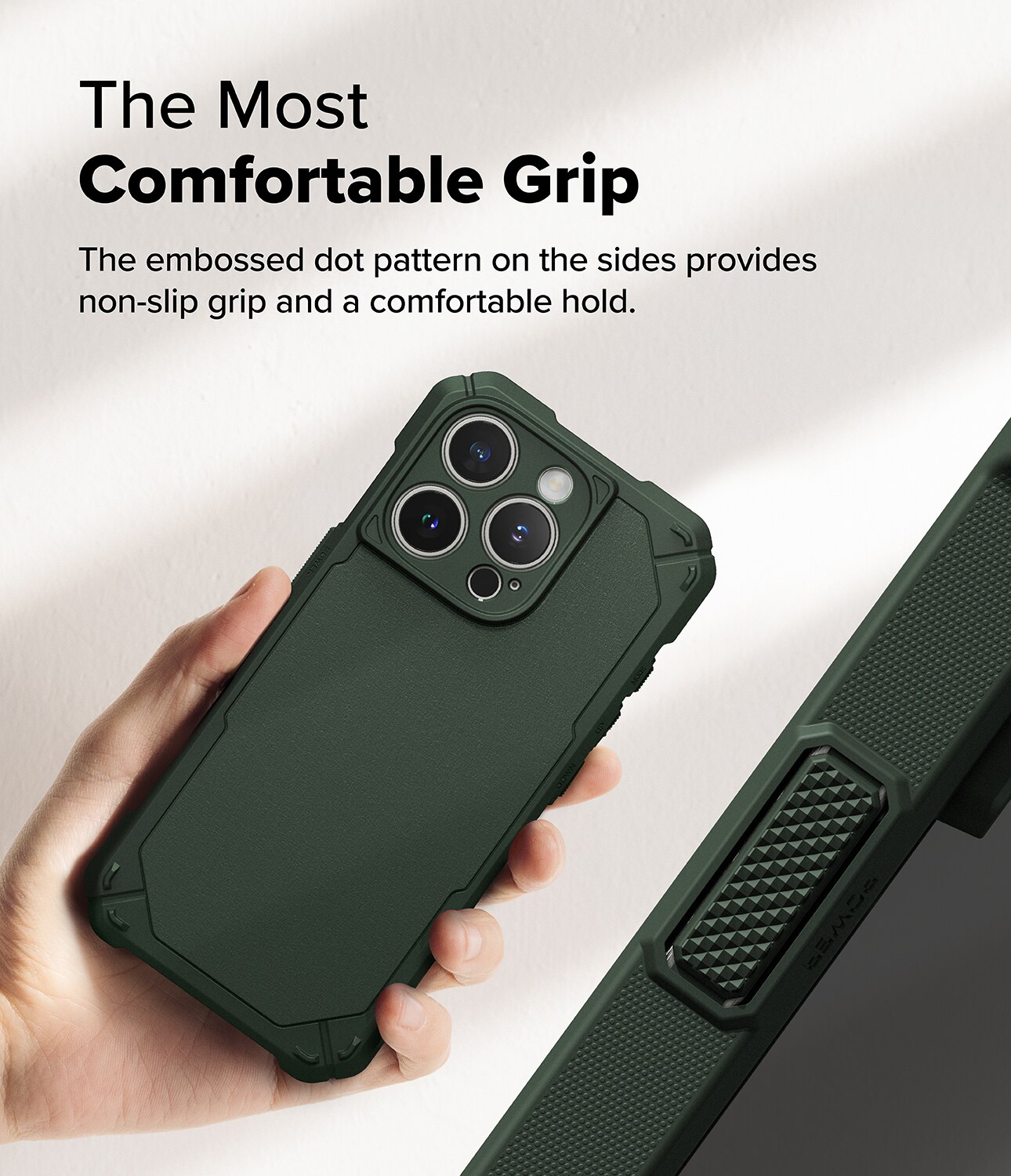 iPhone 16 Pro Max Rugged Gear Magnetic Case Dark Green