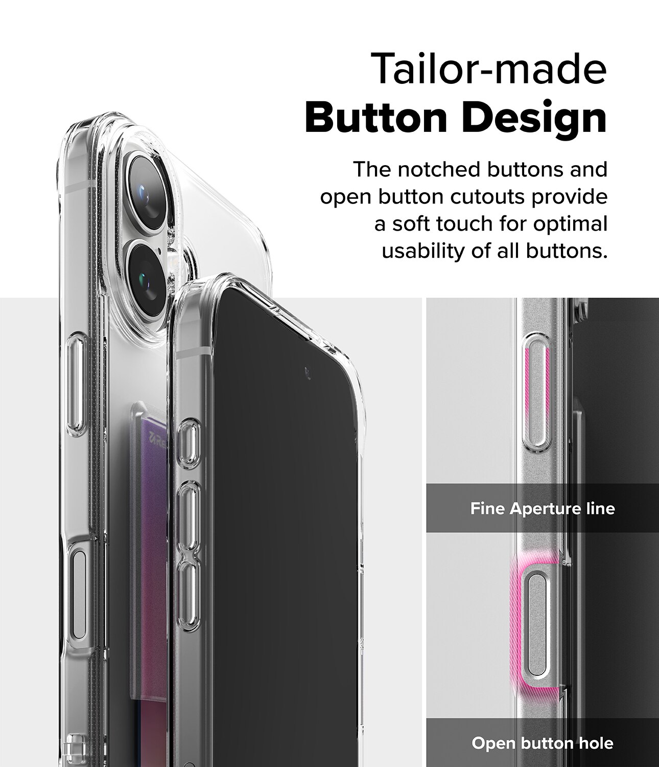 iPhone 16 Fusion Card Case Transparent