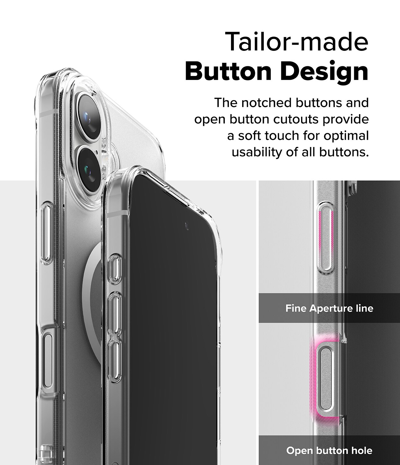 iPhone 16 Plus Fusion Magnetic Case Transparent