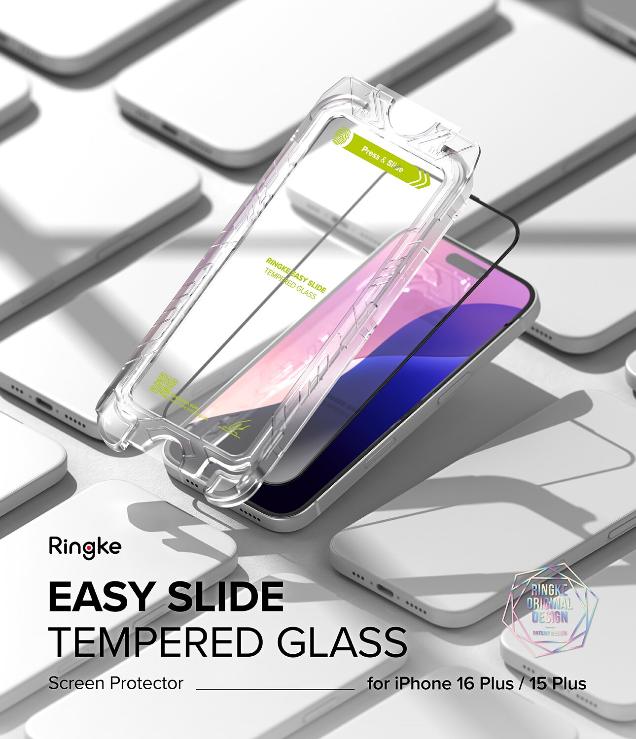 iPhone 16 Plus Easy Slide Glass (2-pack)