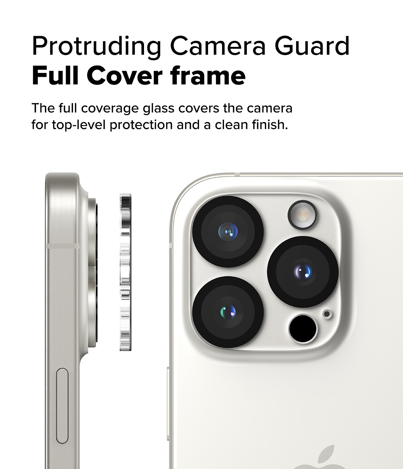 iPhone 16 Pro Camera Protector Glass (2-pack) Transparent