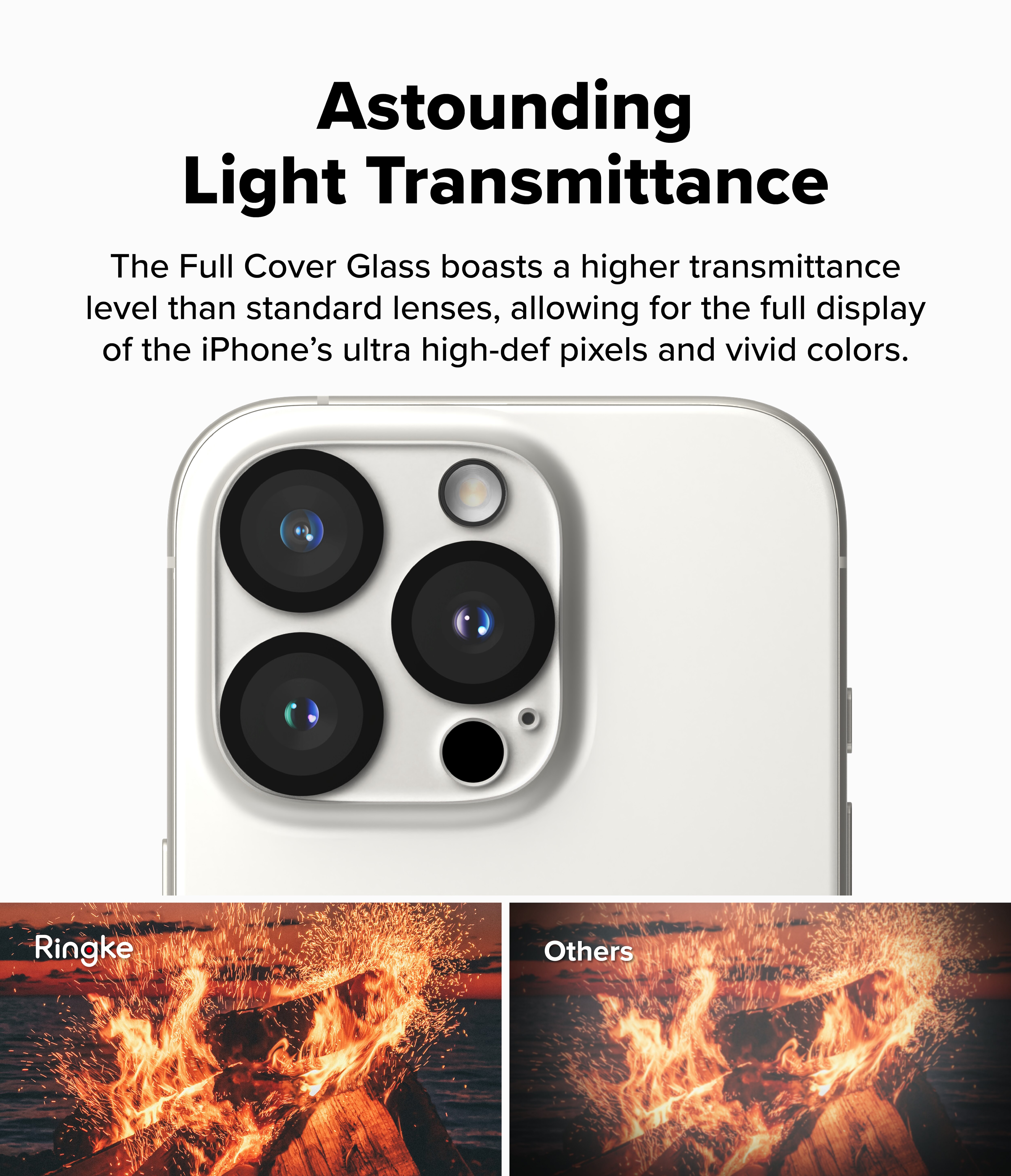 iPhone 16 Pro Camera Protector Glass (2-pack) Transparent