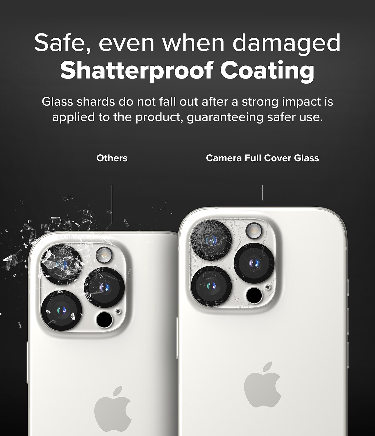 iPhone 16 Pro Camera Protector Glass (2-pack) Transparent