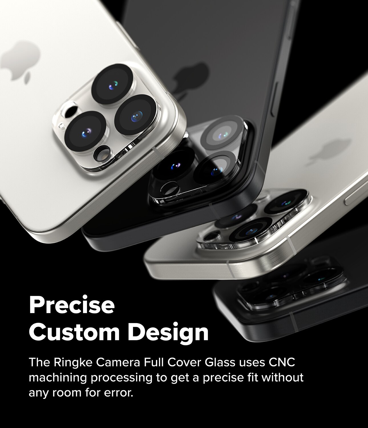 iPhone 16 Pro Camera Protector Glass (2-pack) Transparent