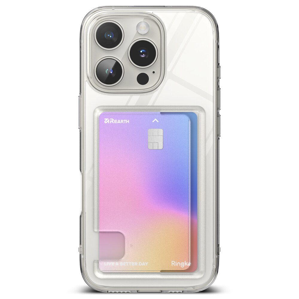 iPhone 16 Pro Max Fusion Card Case Transparent