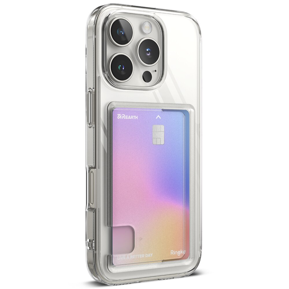 iPhone 16 Pro Max Fusion Card Case Transparent