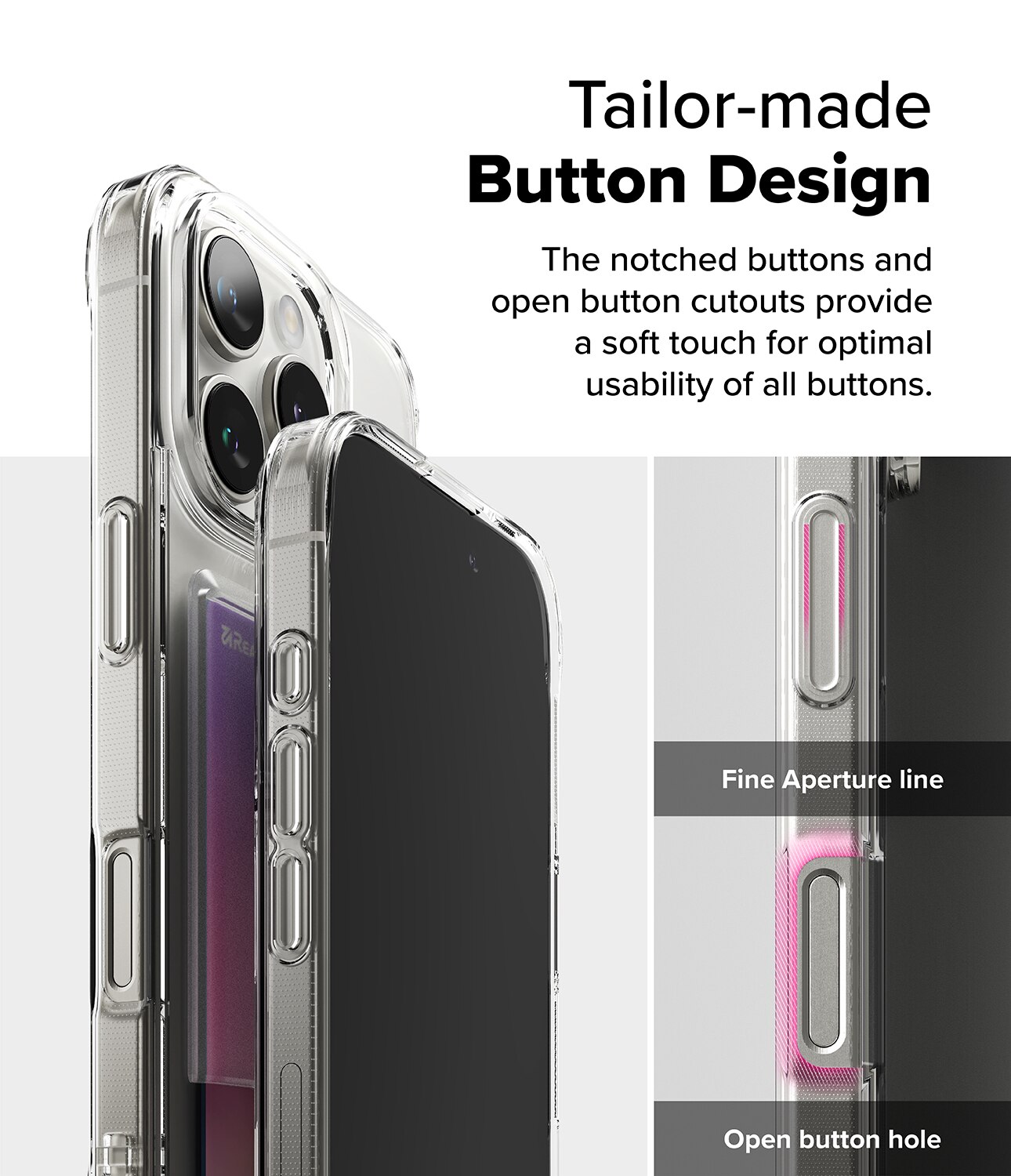 iPhone 16 Pro Fusion Card Case Transparent