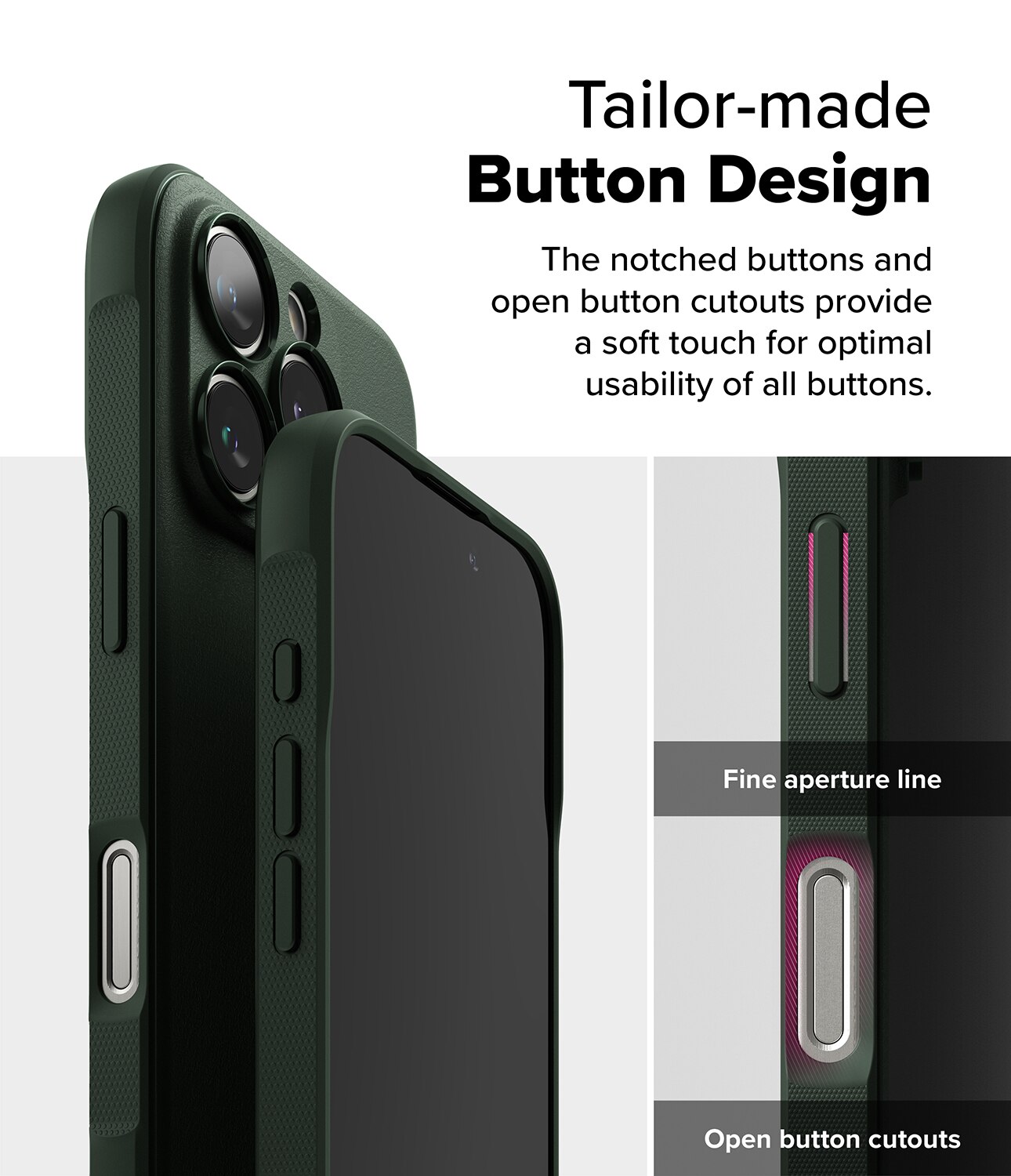 iPhone 16 Pro Onyx Case Dark Green