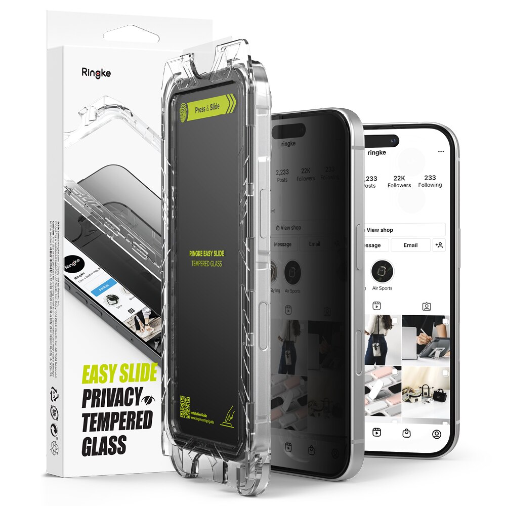 iPhone 16 Pro Max Easy Slide Privacy Glass (2-pack)