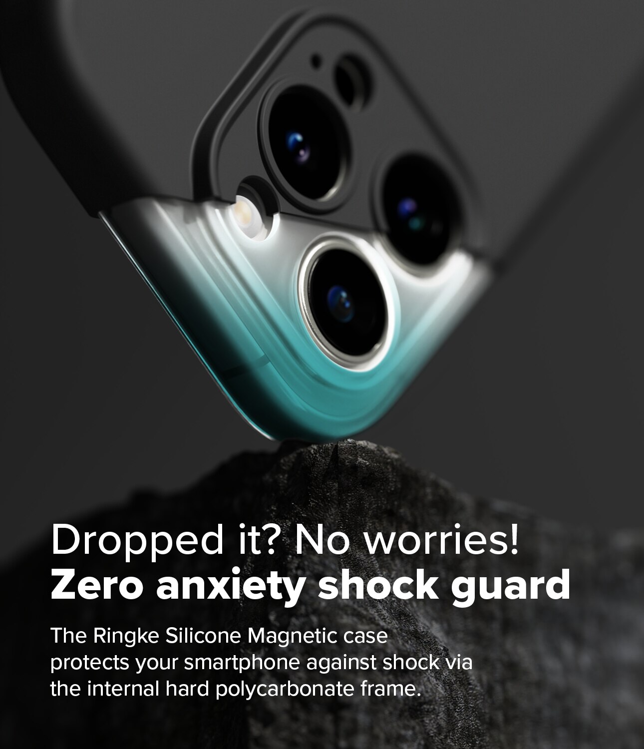 iPhone 16 Pro Silicone Magnetic Case Black