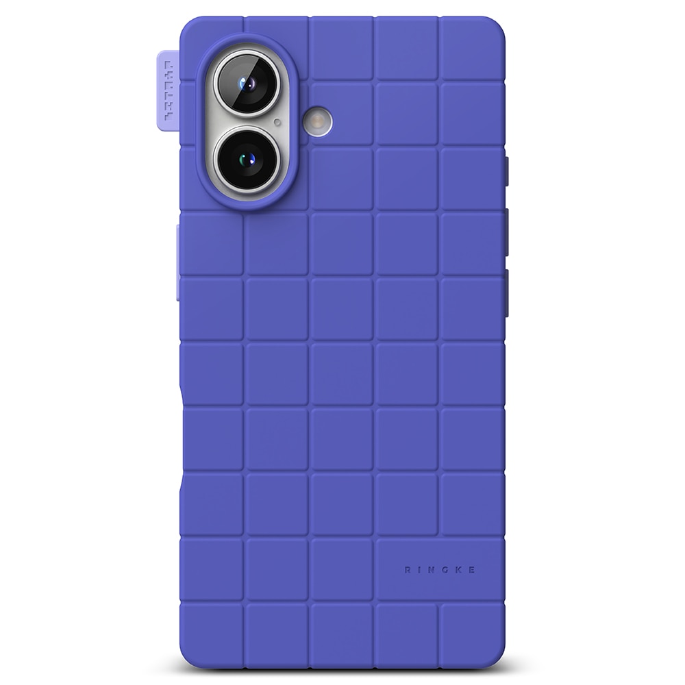 iPhone 16 Bitmap Silicone Magnetic Case Ultramarine