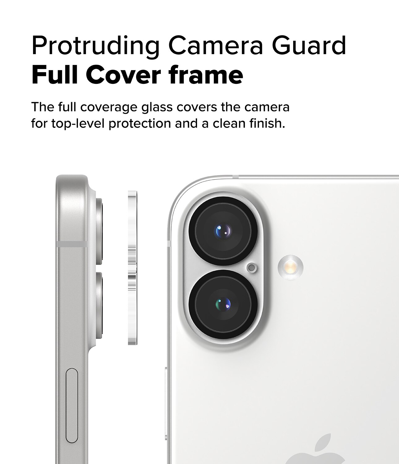 iPhone 16 Camera Protector Glass (2-pack) Transparent