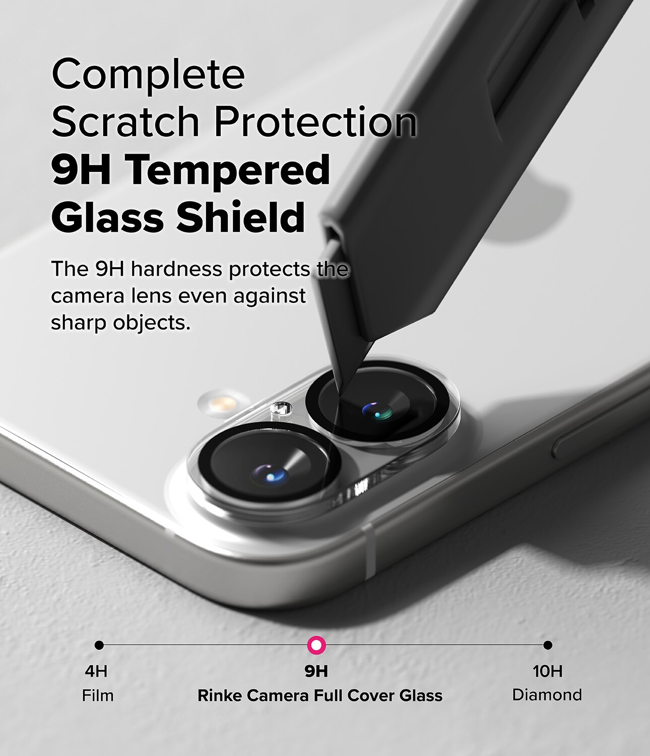 iPhone 16 Plus Camera Protector Glass (2-pack) Transparent