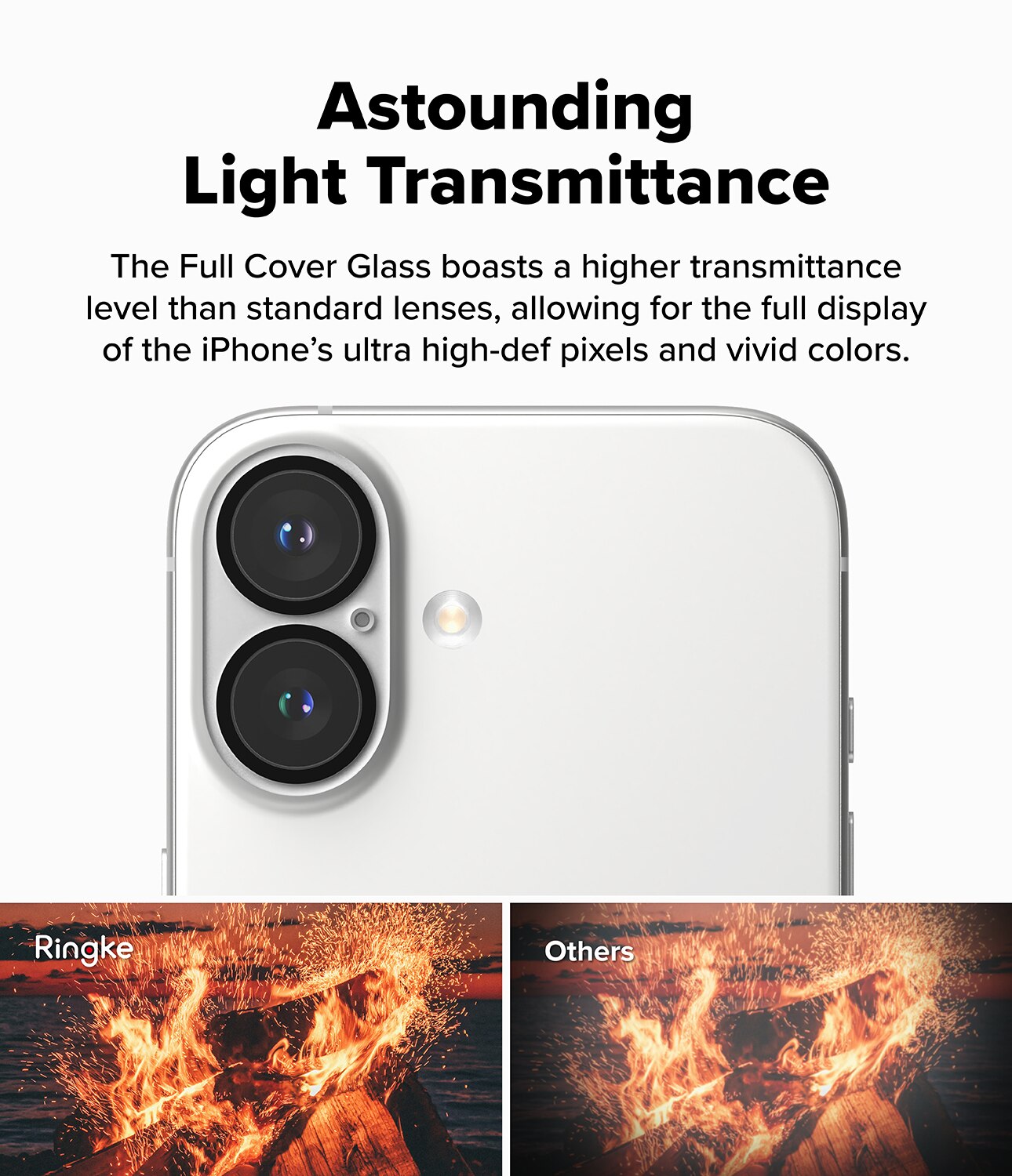 iPhone 16 Camera Protector Glass (2-pack) Transparent