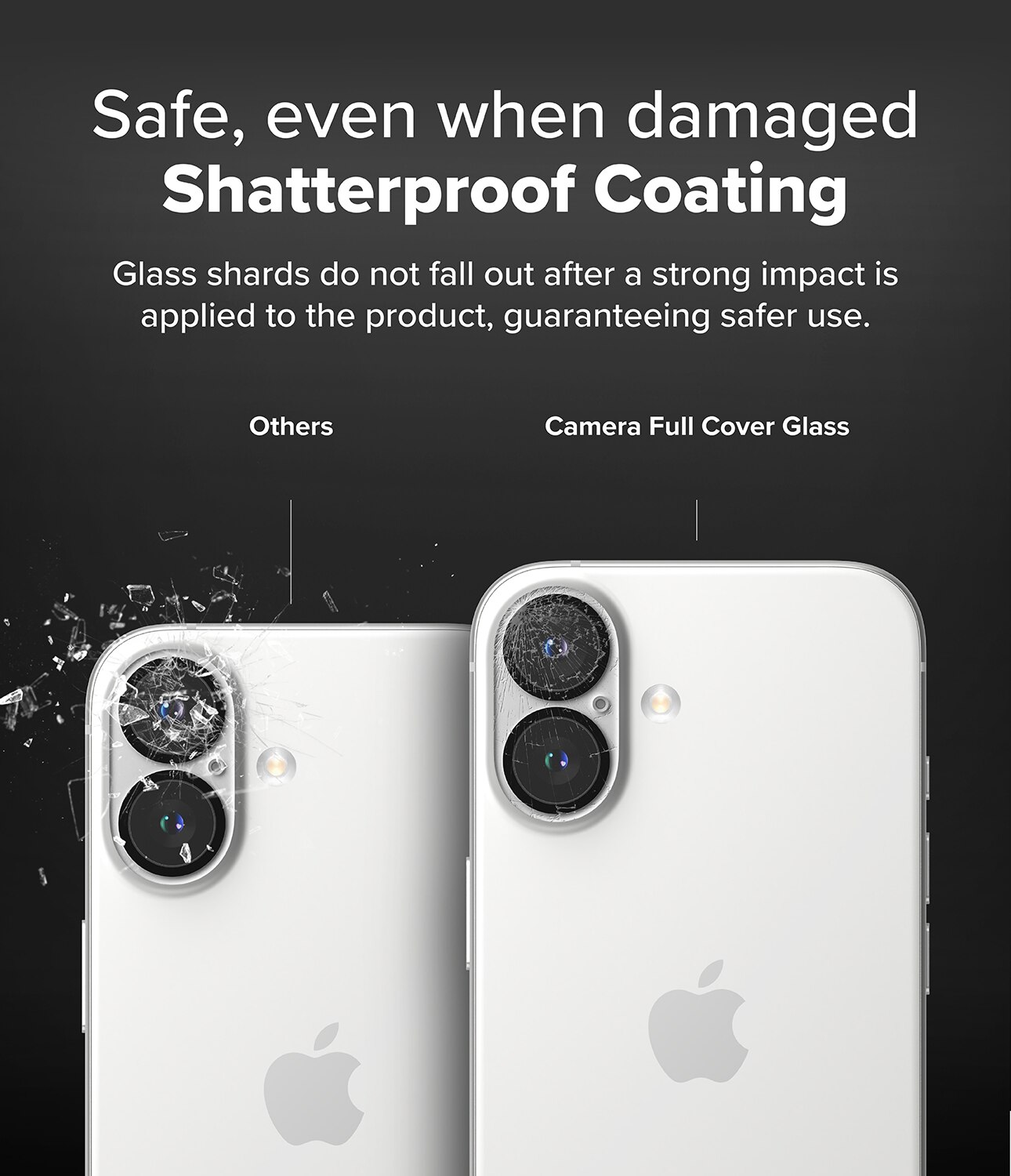 iPhone 16 Camera Protector Glass (2-pack) Transparent