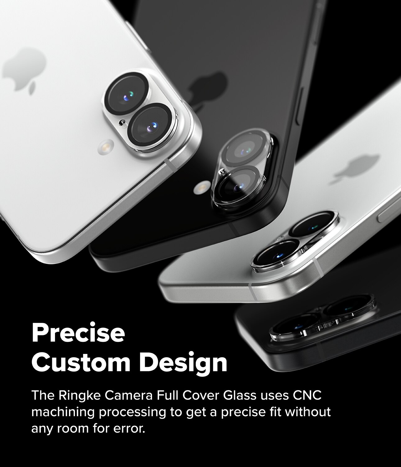 iPhone 16 Plus Camera Protector Glass (2-pack) Transparent