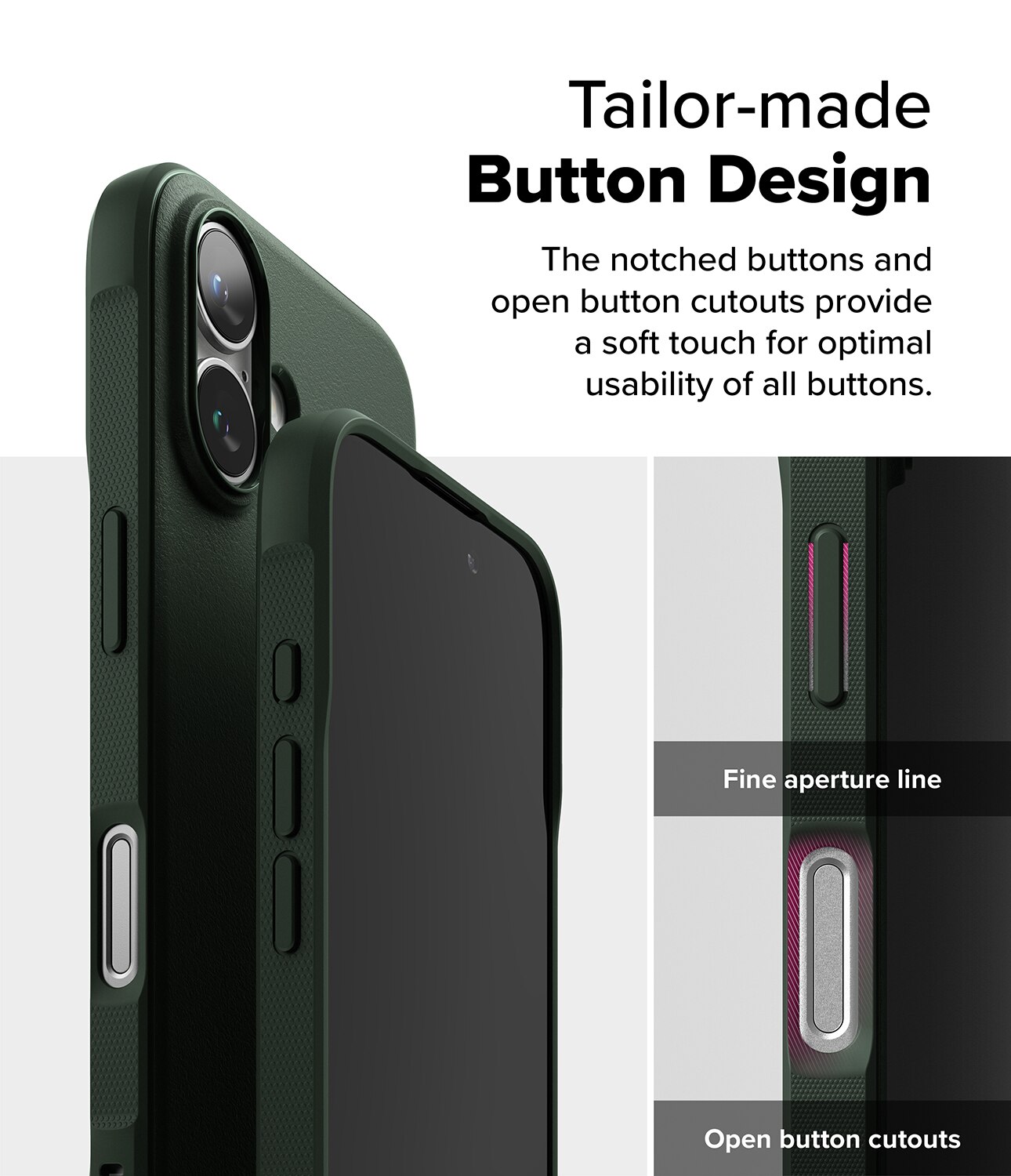 iPhone 16 Onyx Case Dark Green