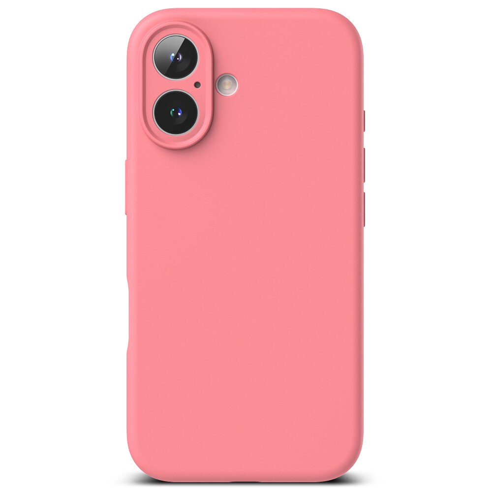 iPhone 16 Silicone Magnetic Case Pink