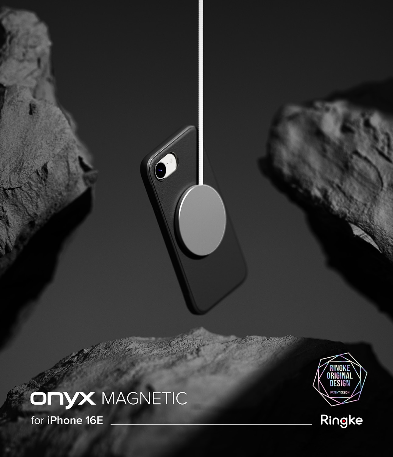 iPhone 16e Onyx Magnetic Case Black