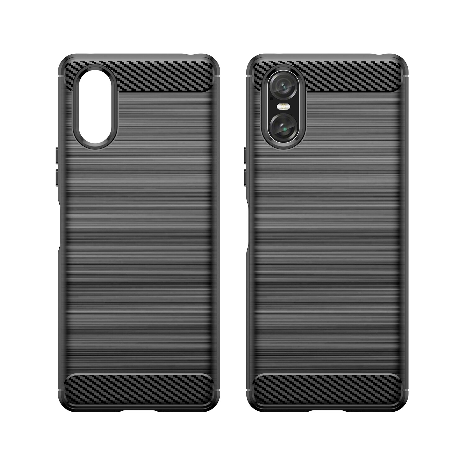 Sony Xperia 10 VI Brushed TPU Case Black