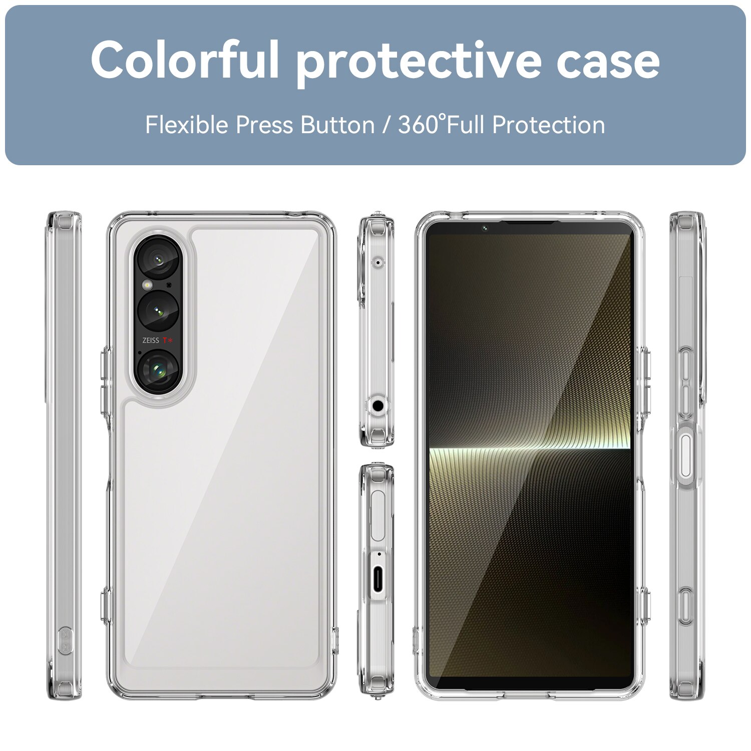 Sony Xperia 1 VI Hybrid Case Transparent