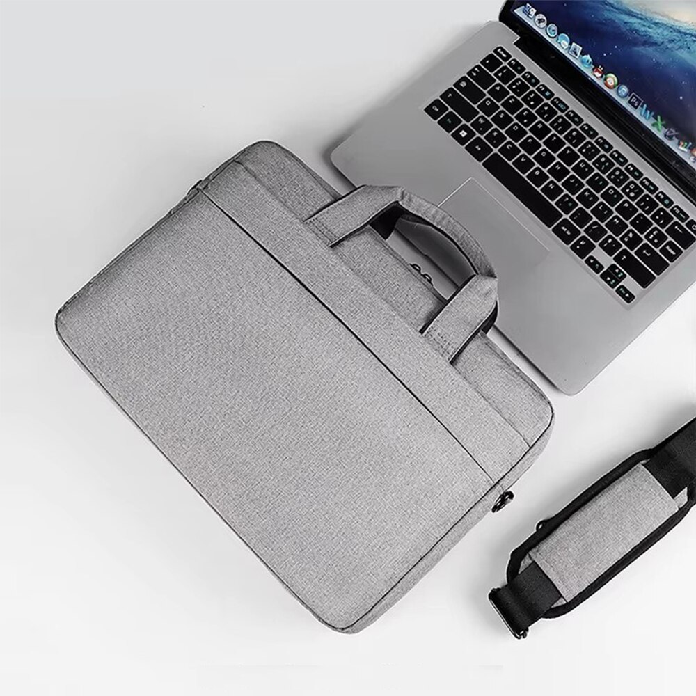 Laptop bag with shoulder strap up to 13,3" Light Grey