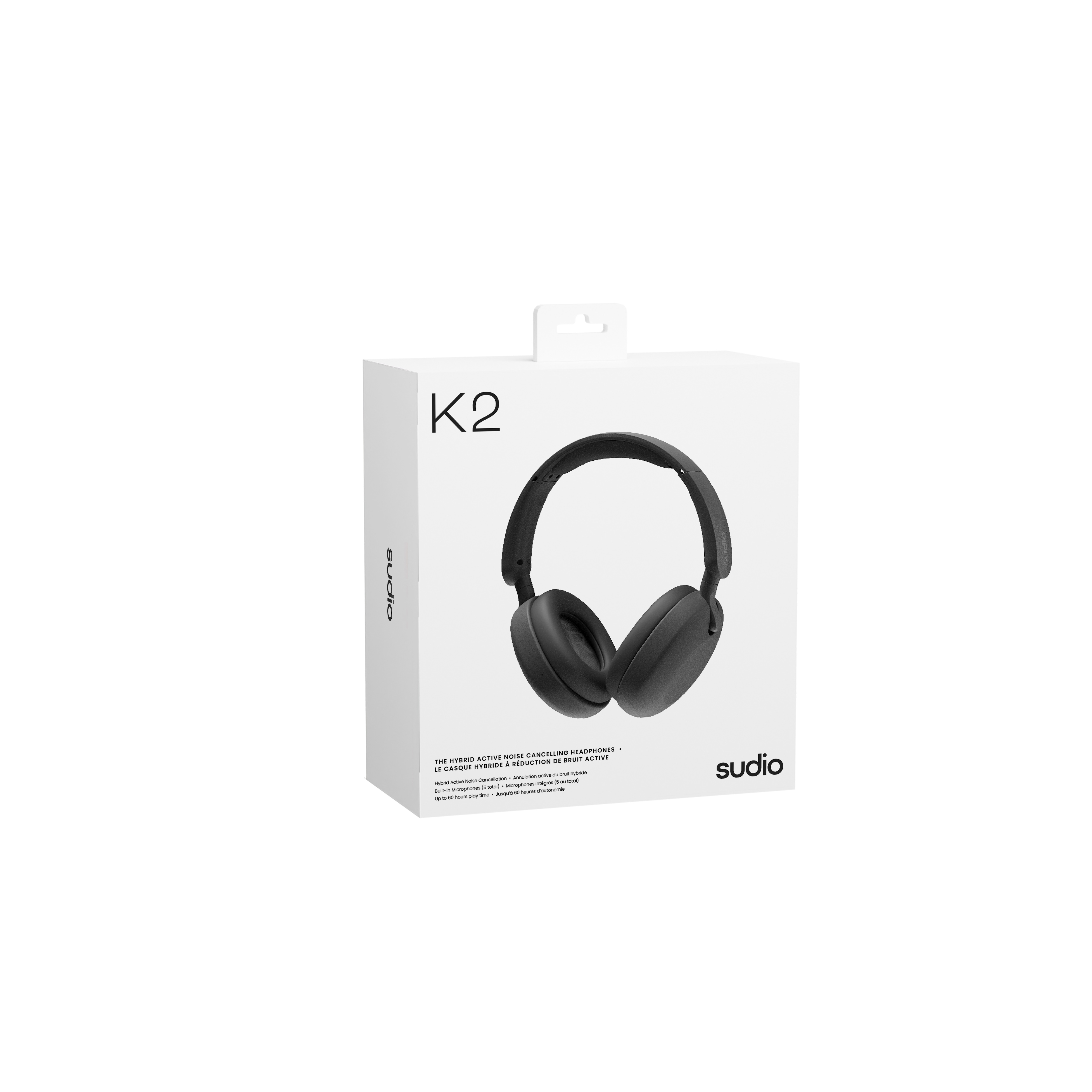 K2 Wireless Over-ear Headphones Black