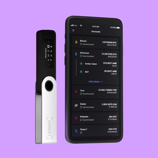 Nano S Plus Crypto Hardware Wallet Black