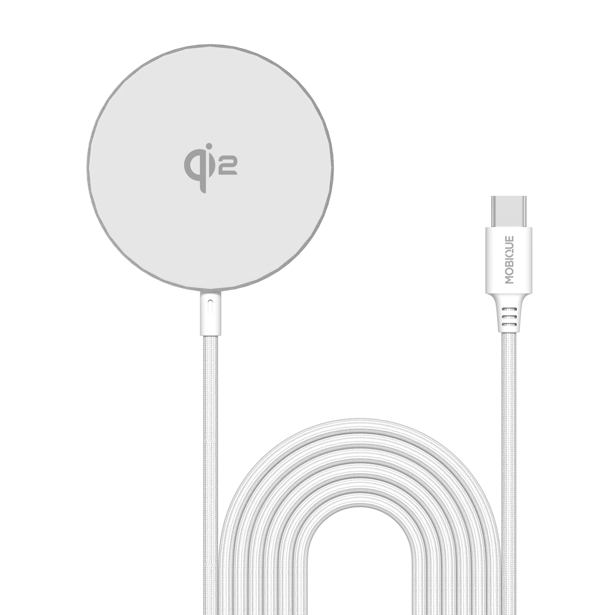 Apple iPhone 14 Qi2 15W MagSafe Wireless Charging Pad White