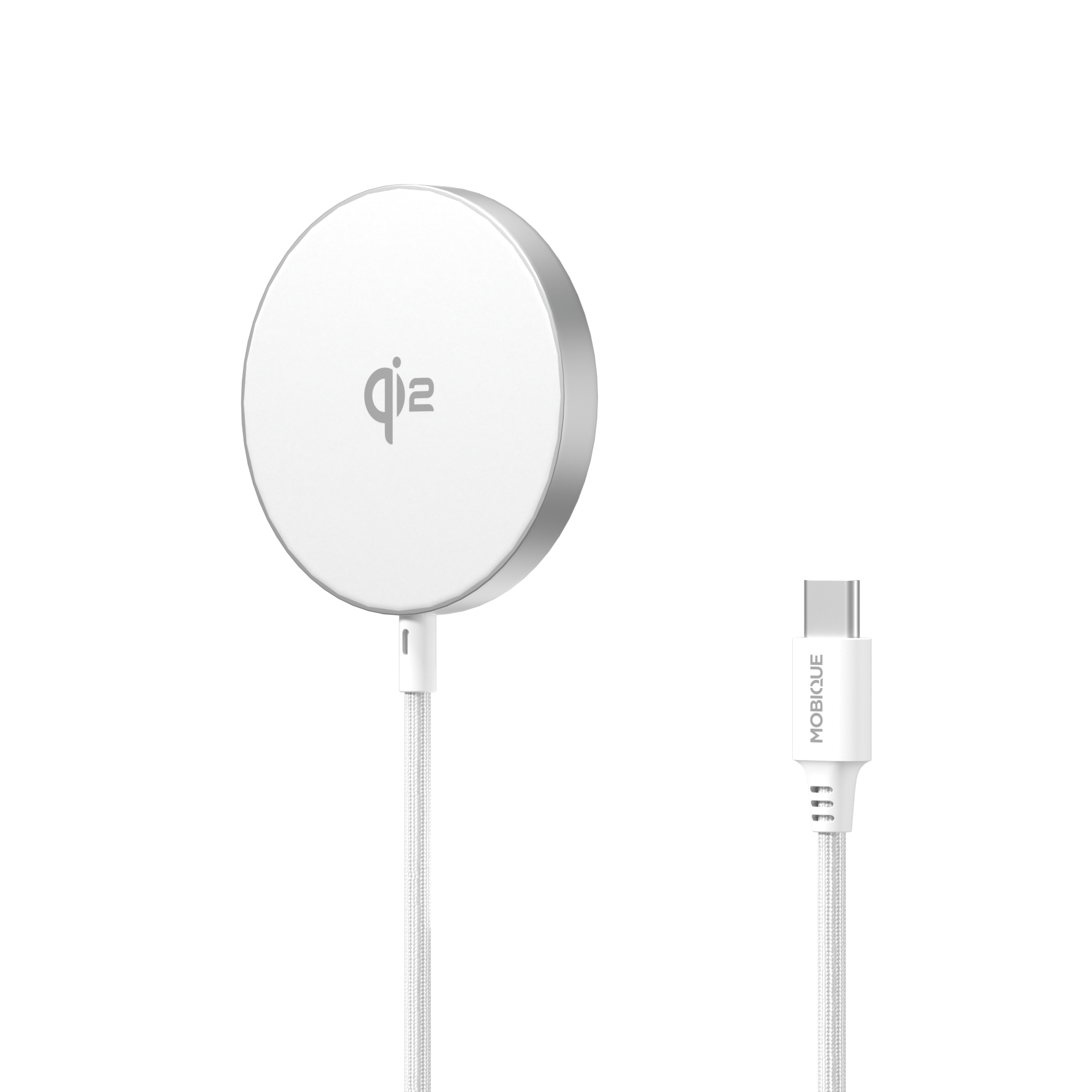 Apple iPhone 12 Qi2 15W MagSafe Wireless Charging Pad White