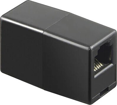 Network connector 8P/8C RJ45 Black