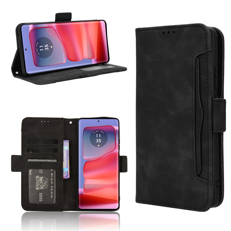 Motorola Edge 50 ProMulti Wallet Case Black