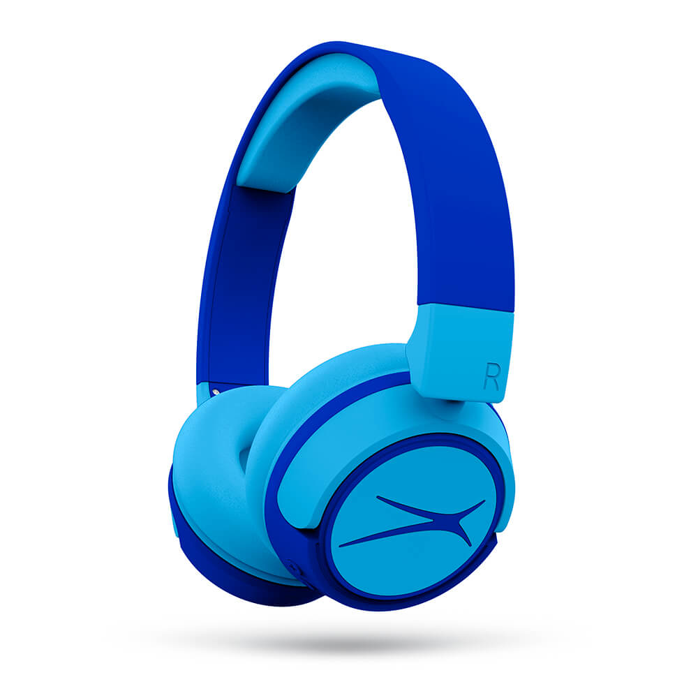 Wireless On-Ear Kids Headphones 2-in-1 Blue