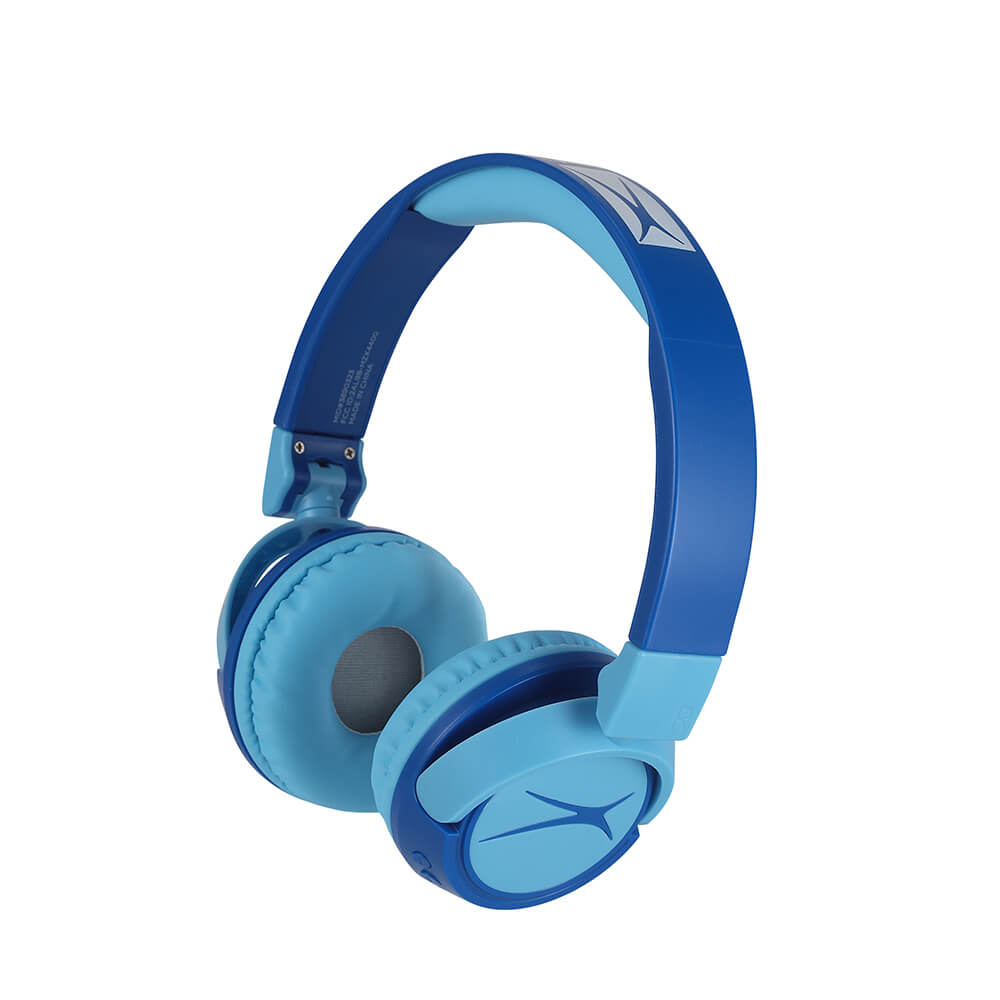 Wireless On-Ear Kids Headphones 2-in-1 Blue