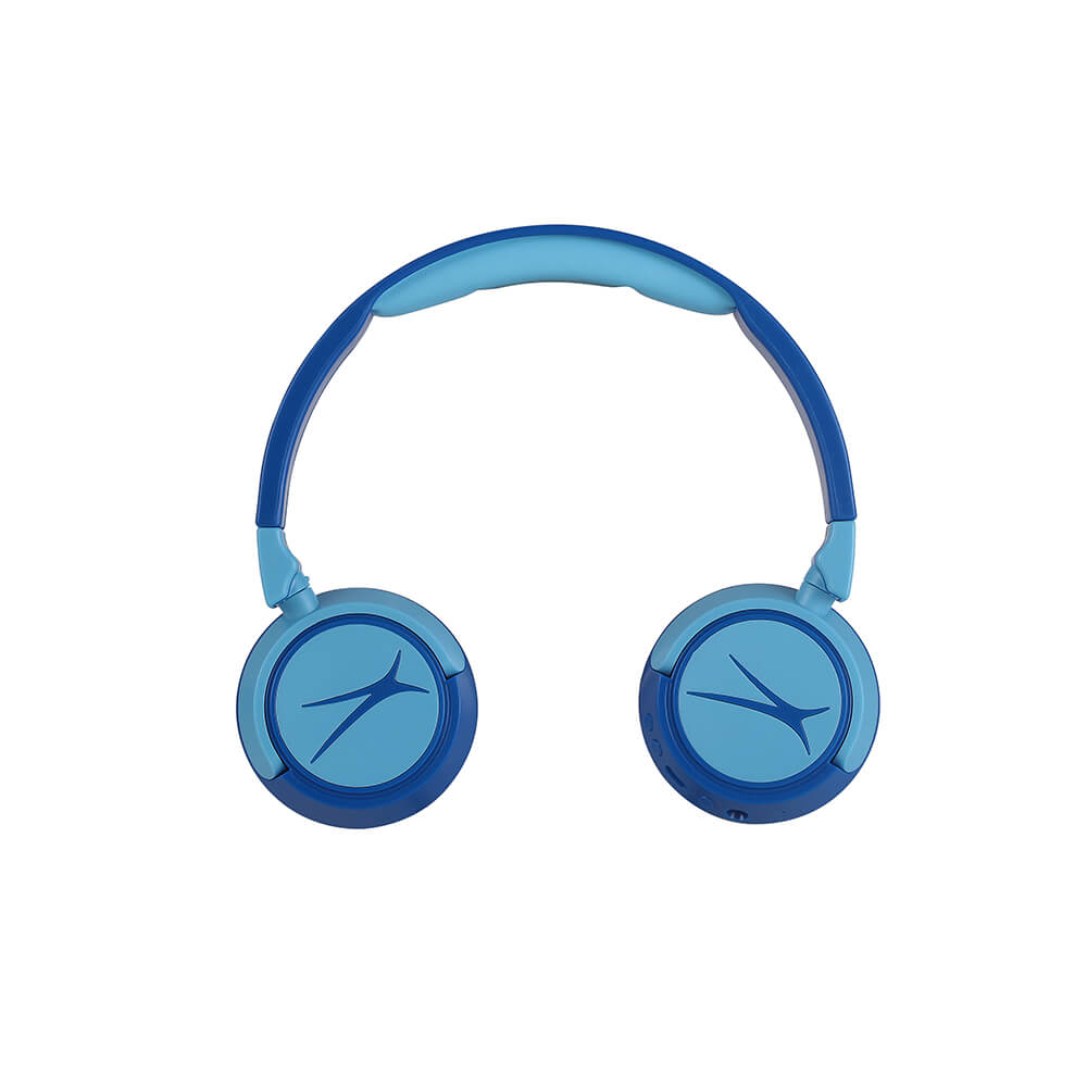 Wireless On-Ear Kids Headphones 2-in-1 Blue