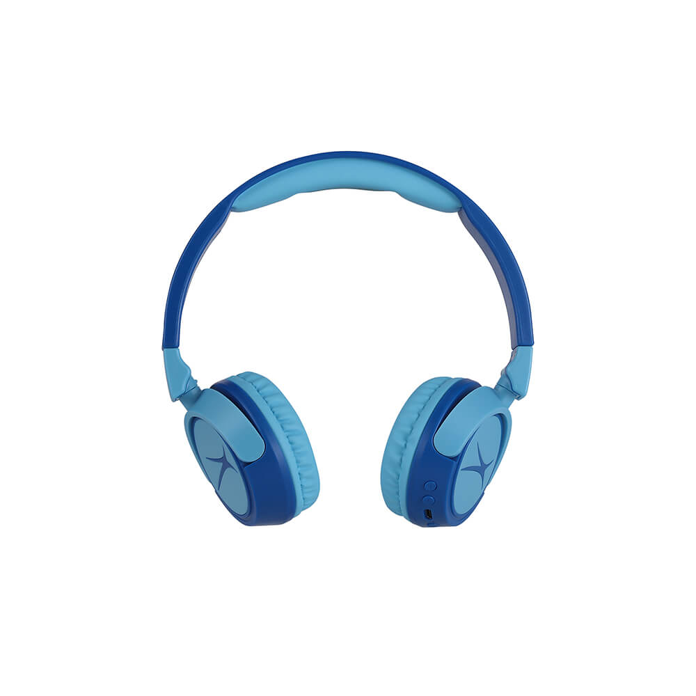 Wireless On-Ear Kids Headphones 2-in-1 Blue