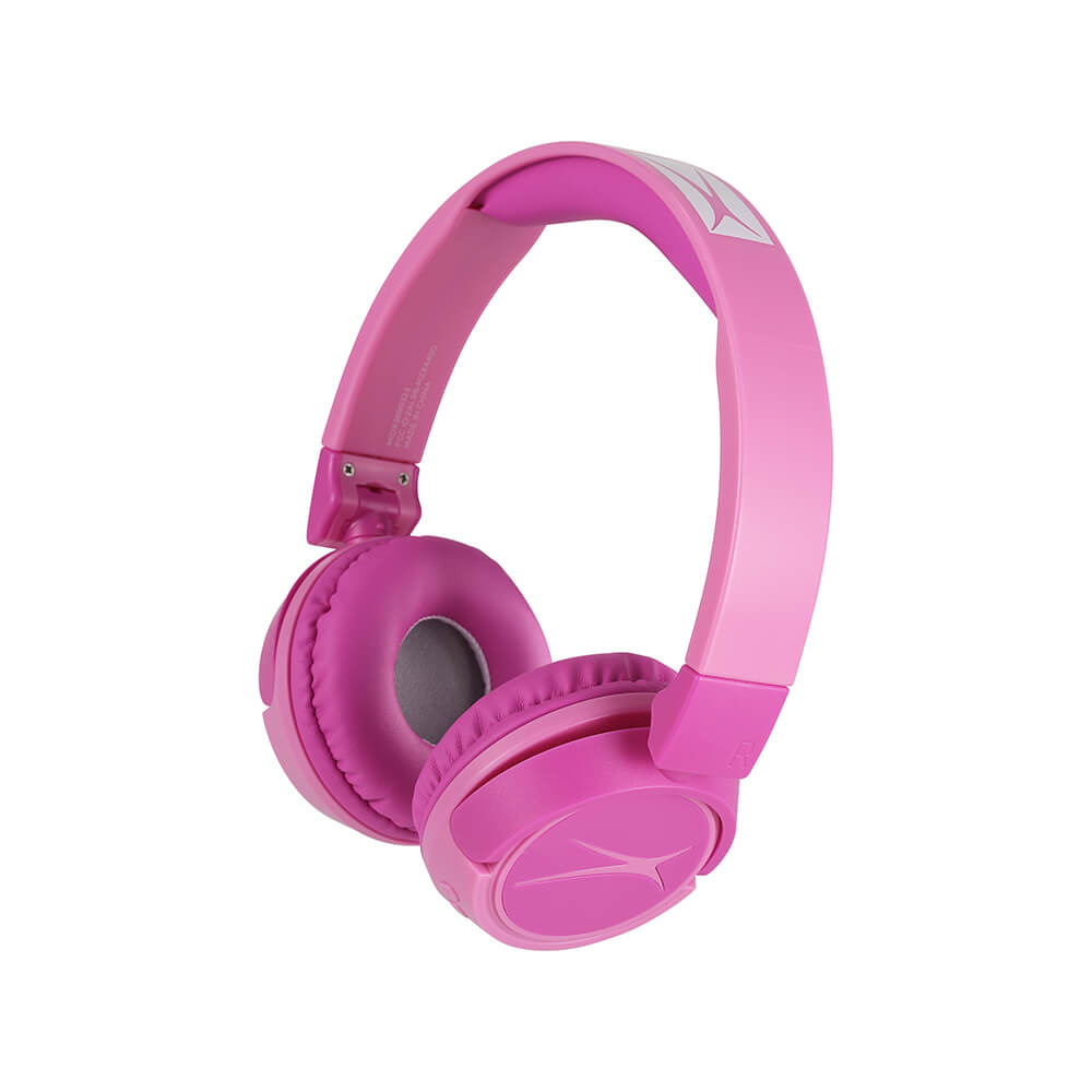 Wireless On-Ear Kids Headphones 2-in-1 Pink