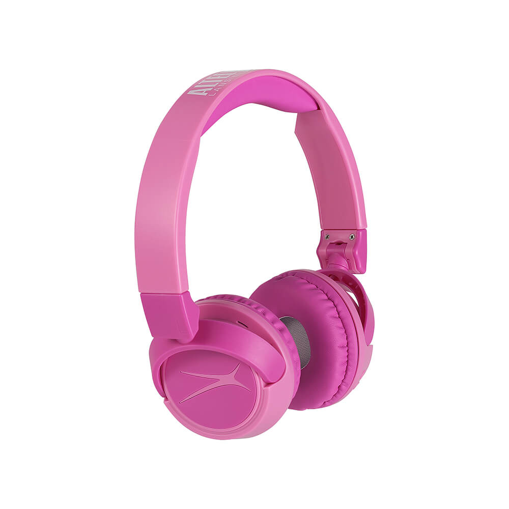 Wireless On-Ear Kids Headphones 2-in-1 Pink