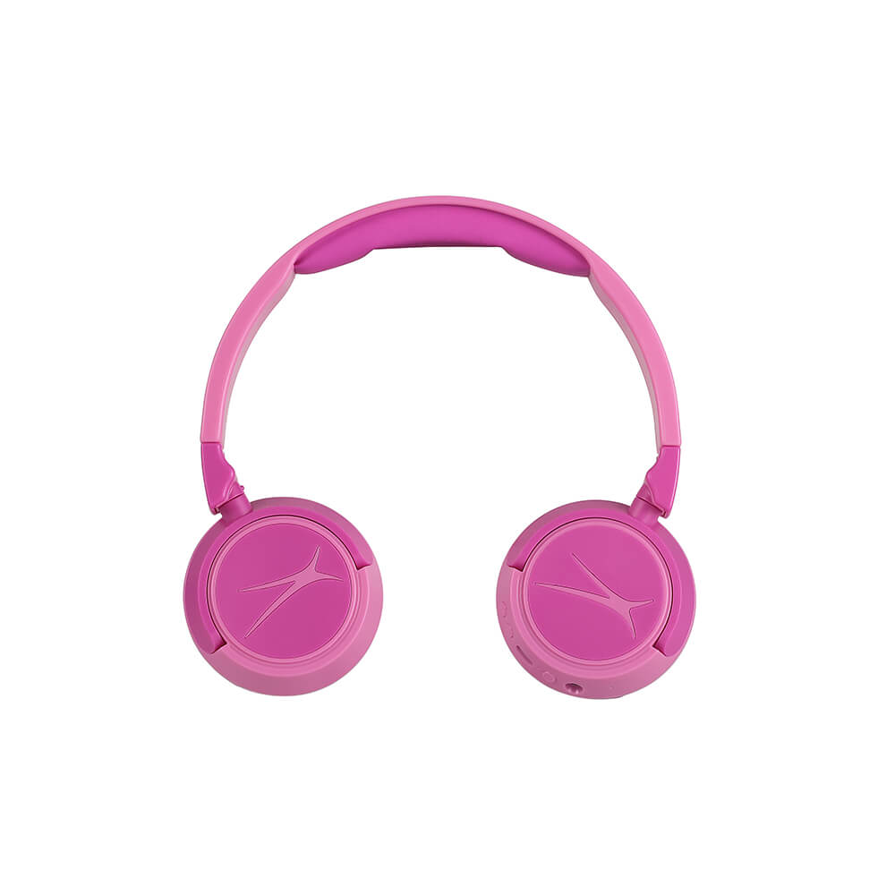 Wireless On-Ear Kids Headphones 2-in-1 Pink