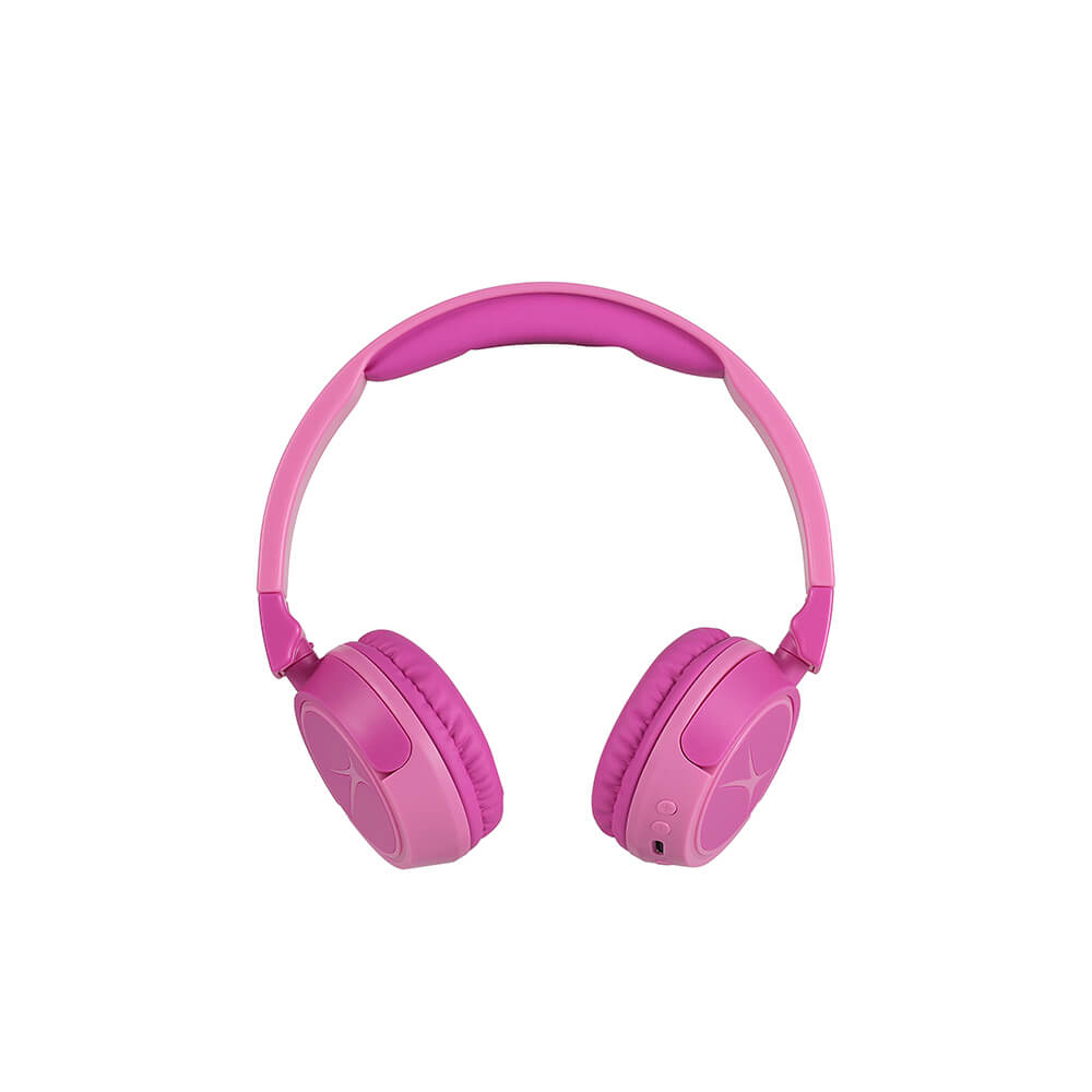 Wireless On-Ear Kids Headphones 2-in-1 Pink