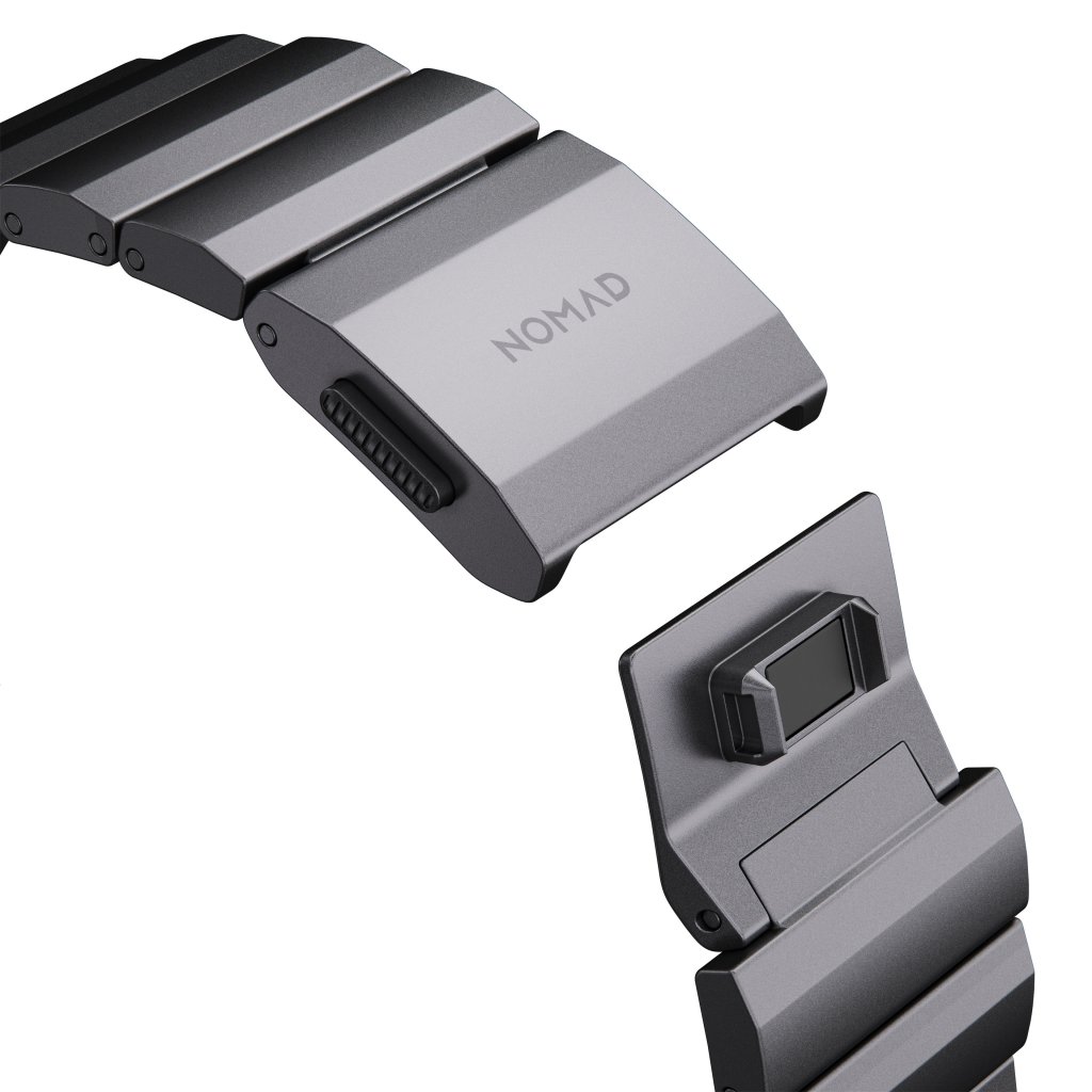 Nomad Aluminum Band Apple Watch 42/44/45/49 Gray Space mm