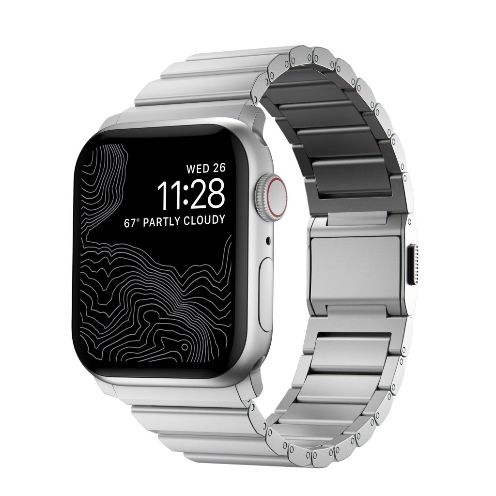 Nomad Aluminum Band Apple Silver mm Watch 42/44/45/49