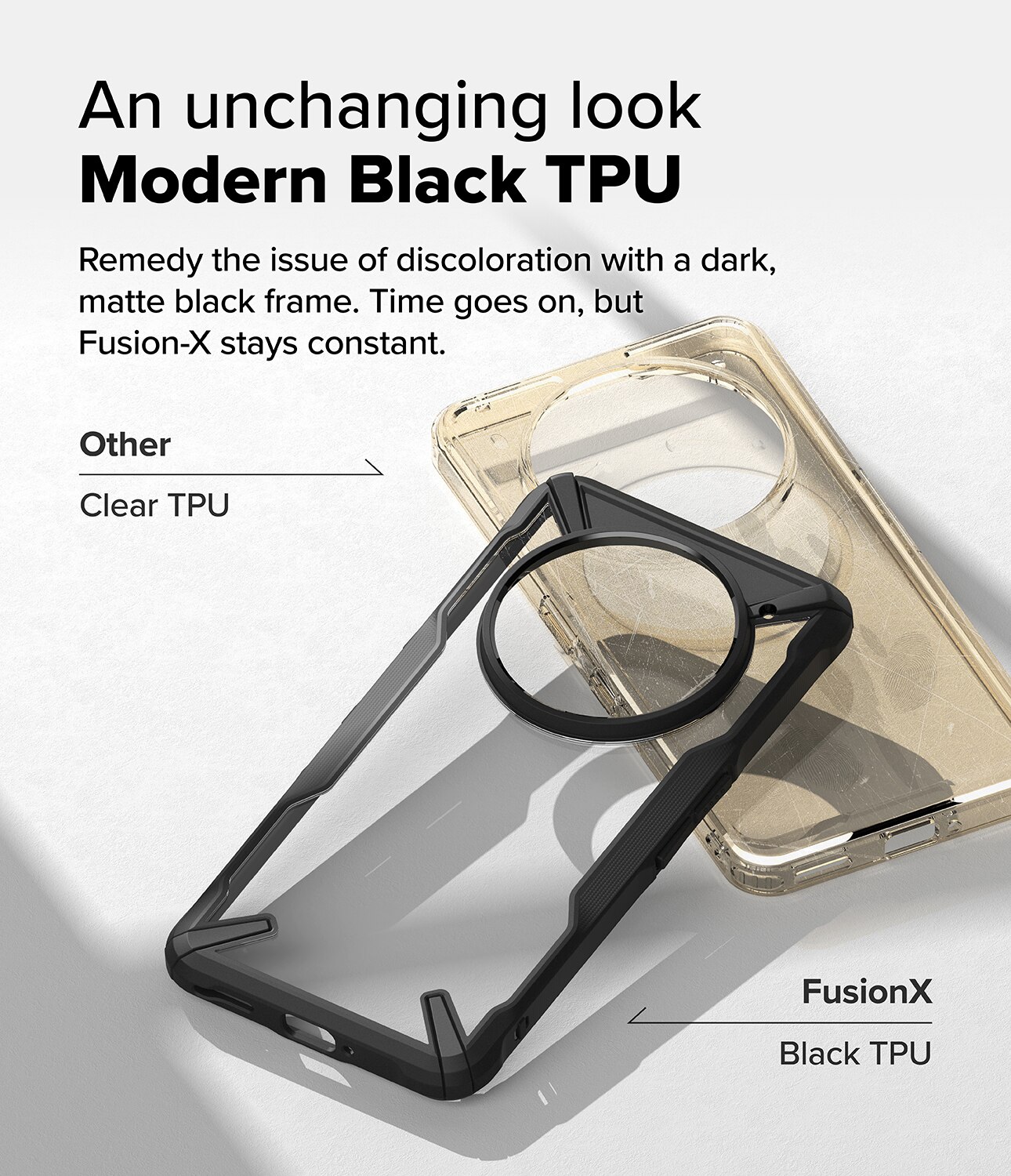 Nothing Phone 3a Pro Fusion X Case Black