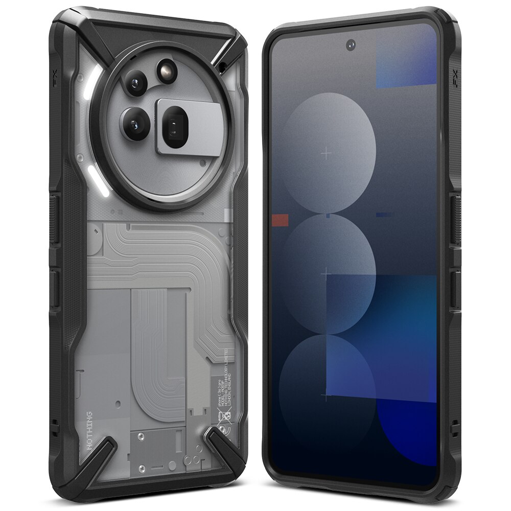 Nothing Phone 3a Pro Fusion X Case Black