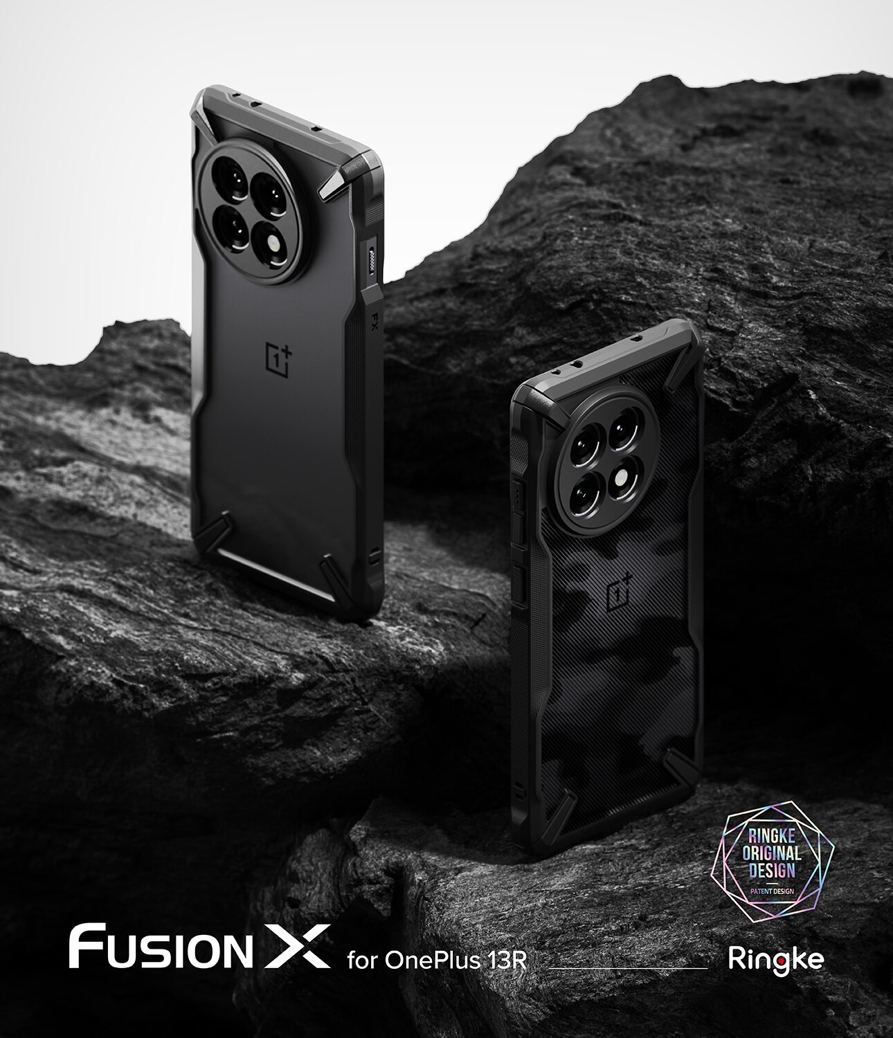  OnePlus 13R Fusion X Case Black