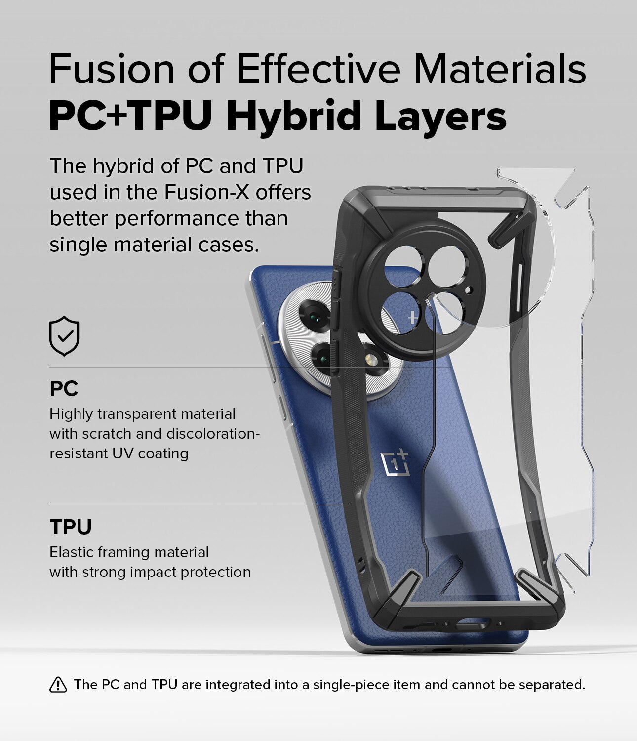  OnePlus 13 Fusion X Case Black