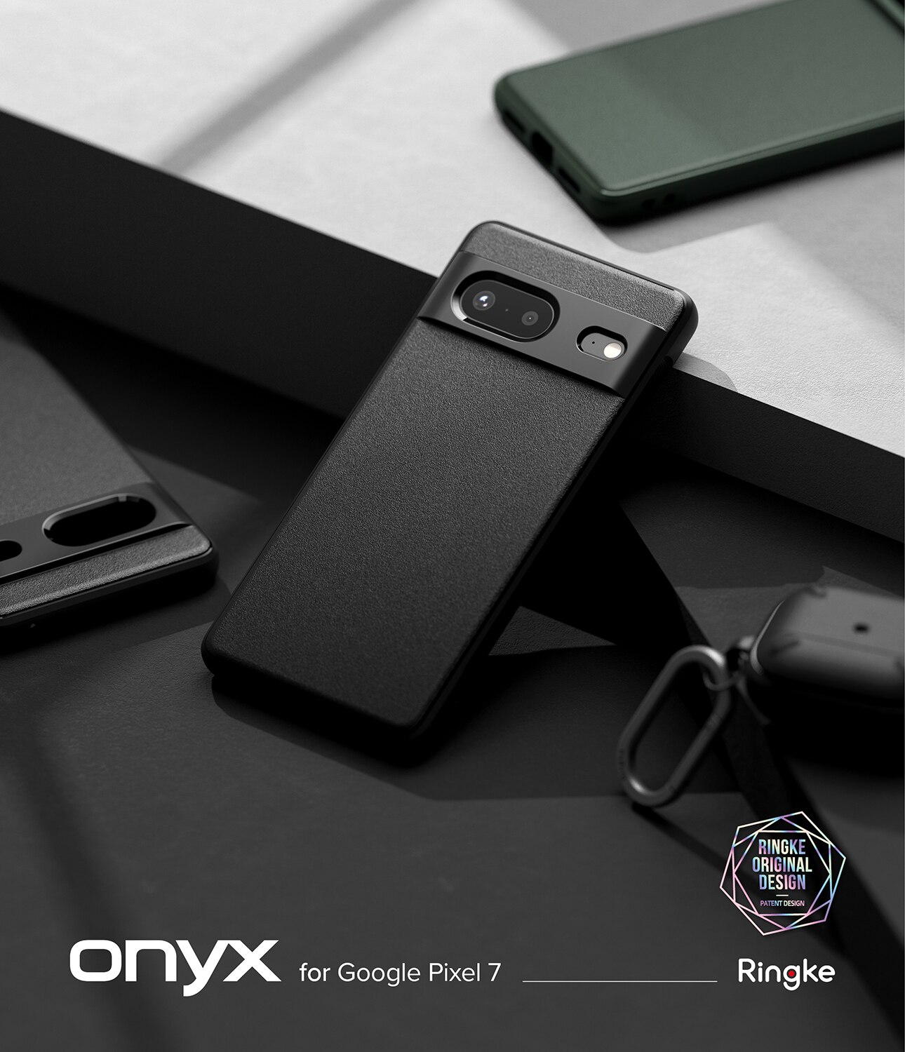 Google Pixel 7a Onyx Case Dark Green