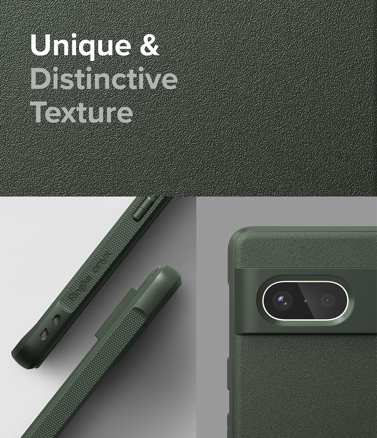 Google Pixel 7a Onyx Case Dark Green